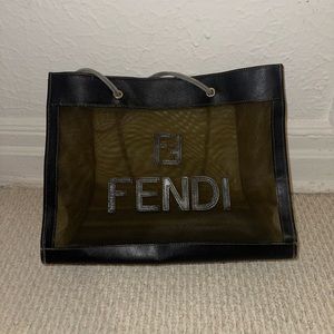 100% Authentic Vintage Fendi Mesh Tote